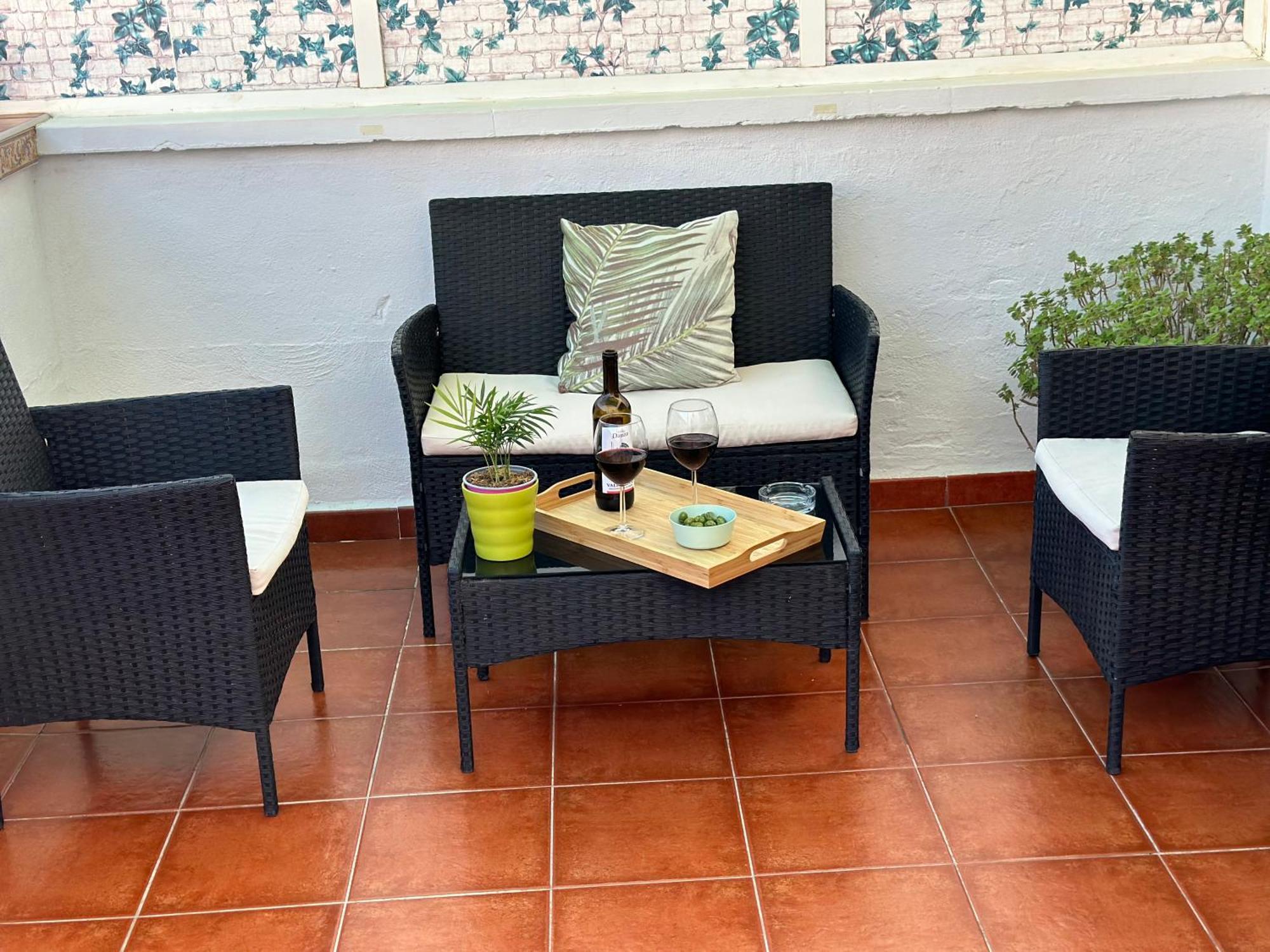 El Rincon De Apolo. Atico Con Aparcamiento Gratis. Apartment Malaga Bagian luar foto